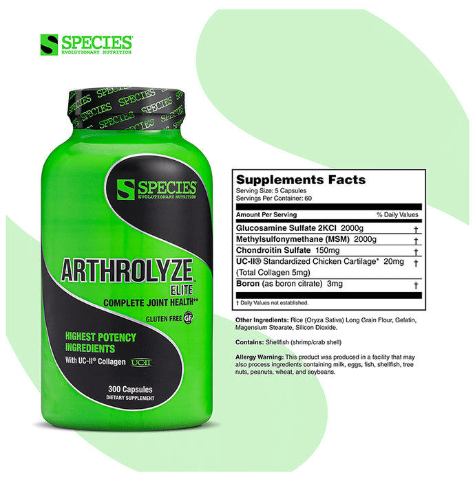 Species Nutrition Arthrolyze Elite Capsule