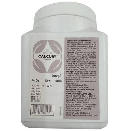 Charak Calcury Tablet - Classic Derma