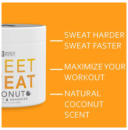Sports Research Sweet Sweat Workout Enhancer Cream Coconut