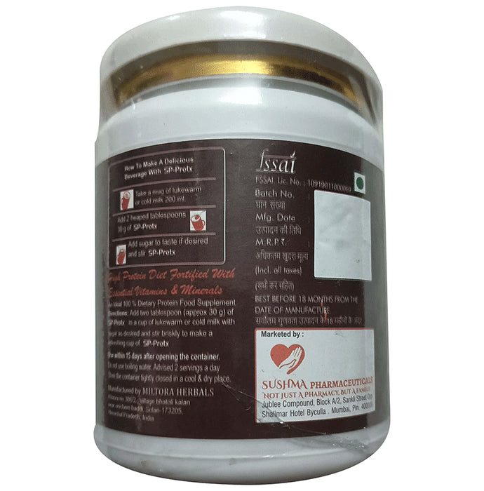 SP-Protx Protein Powder with DHA Sugar Free Chocolate