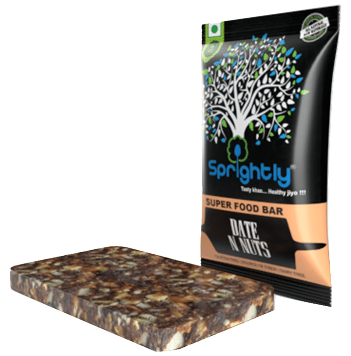 Sprightly Date N Nuts Super Food Bar