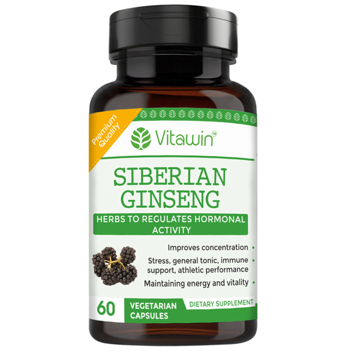 Vitawin Siberian Ginseng Vegetarian Capsule - Classic Derma