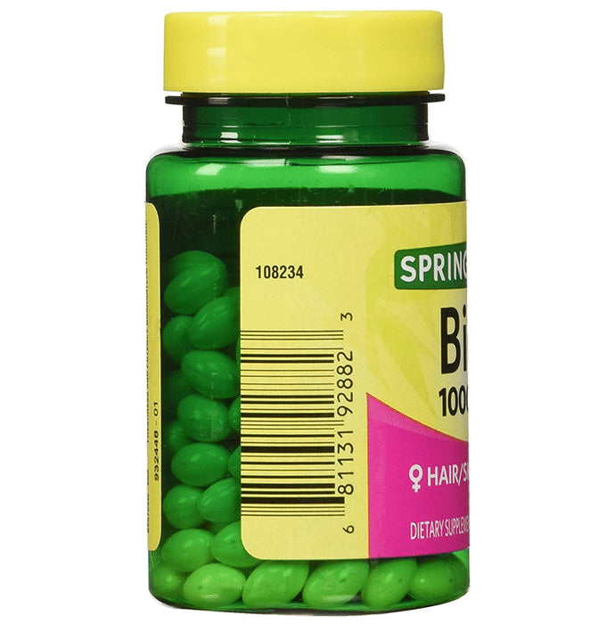 Spring Valley Biotin 1000mcg Softgel