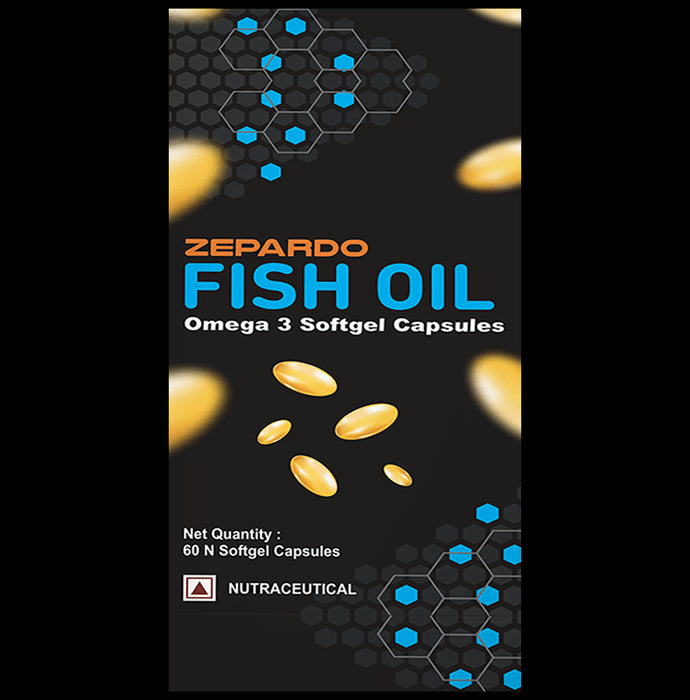 Zepardo Fish Oil Omega 3 Softgel Capsules - Classic Derma