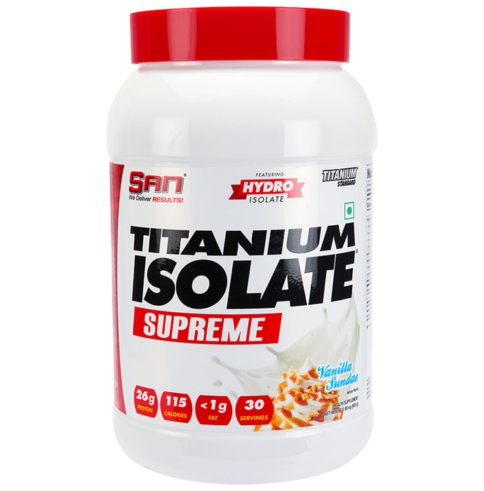San Titanium Isolate Supreme Vanilla Sundae - Classic Derma
