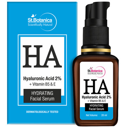 St.Botanica HA Hyaluronic Acid 2% + Vitamin B5 & E Hydrating Facial Serum - Classic Derma