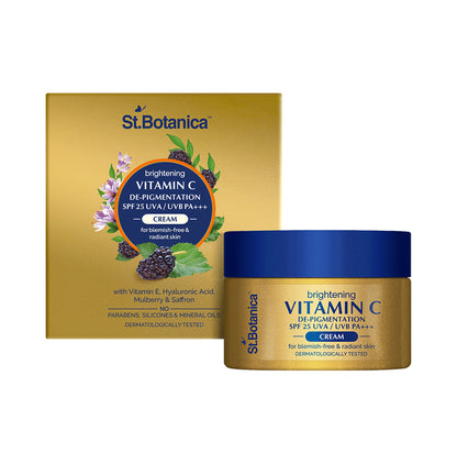 St.Botanica Vitamin C, E & Hyaluronic Acid De-Pigmentation Cream - Classic Derma