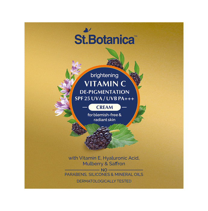 St.Botanica Vitamin C, E & Hyaluronic Acid De-Pigmentation Cream
