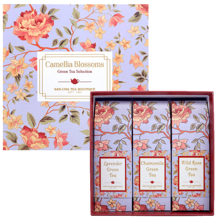 Sancha Camellia Blossom Gift Tea Selection - Classic Derma