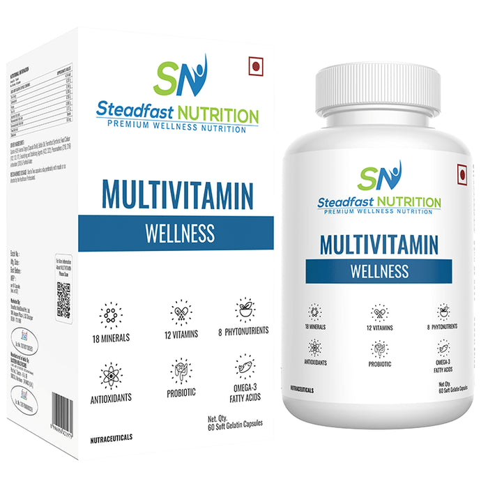 Steadfast Nutrition Multivitamin Wellness Soft Gelatin Capsule - Classic Derma
