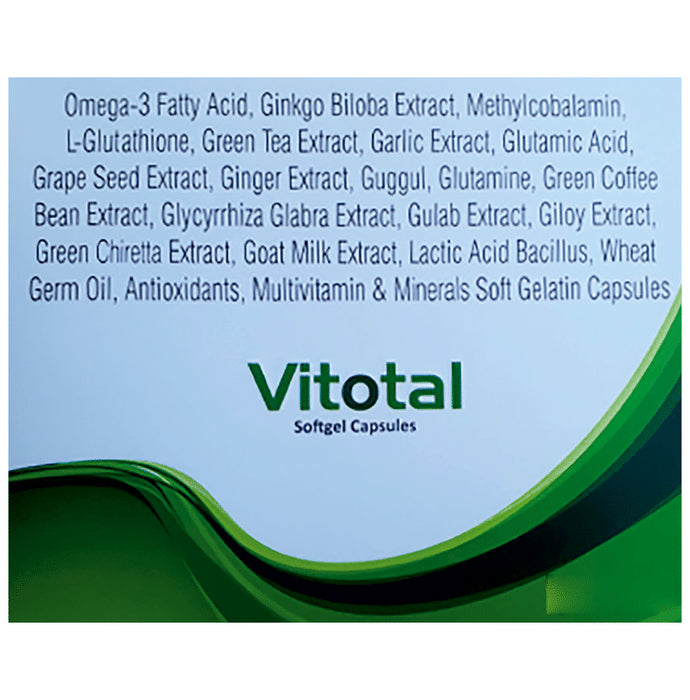 Vitotal Softgel Capsule - Classic Derma
