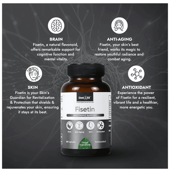 StemRx Fisetin Capsule for Anti-Aging & Skin Care
