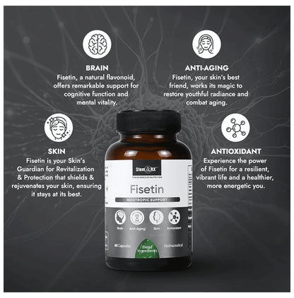 StemRx Fisetin Capsule for Anti-Aging & Skin Care