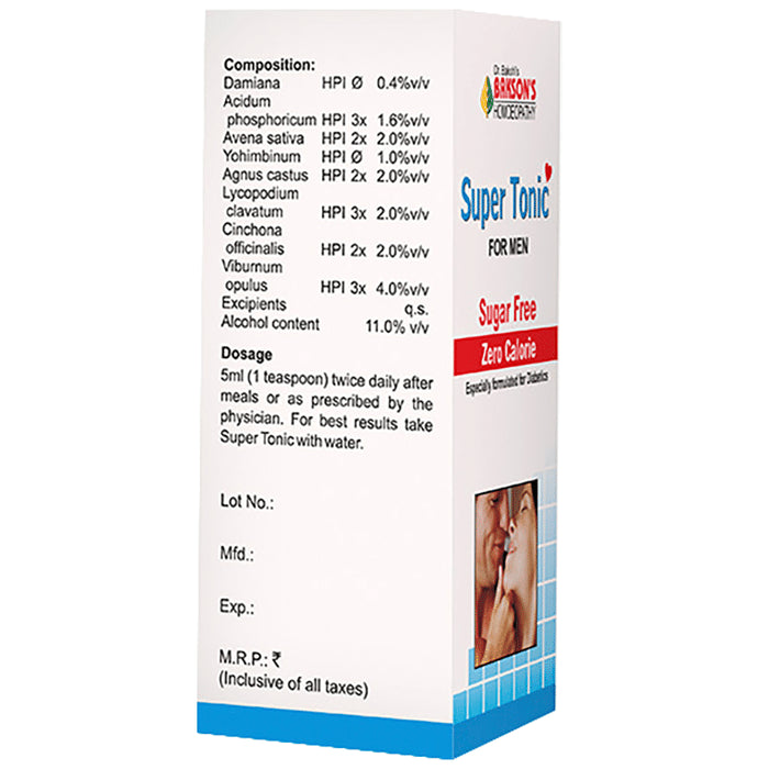 Bakson's Homeopathy Super Tonic for Men Sugar Free