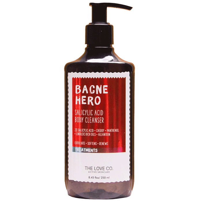 The Love Co. Bacne Hero Salicylic Acid Body Cleanser - Classic Derma