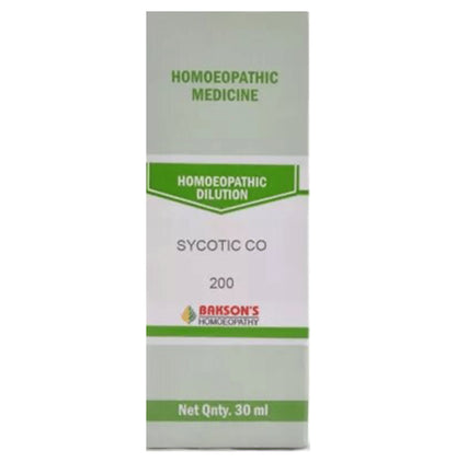 Bakson's Homeopathy Sycotic Co Dilution 200 - Classic Derma