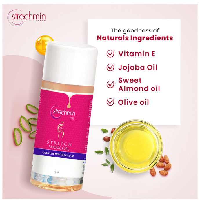 Strechmin Stretch Marks Cream with Vitamin E