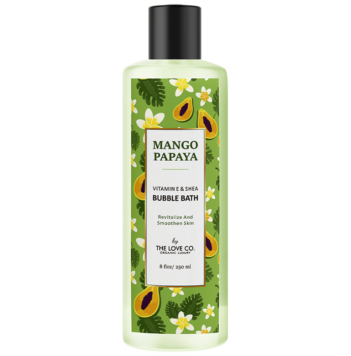 The Love Co. Mango Papaya Bubble Bath - Classic Derma
