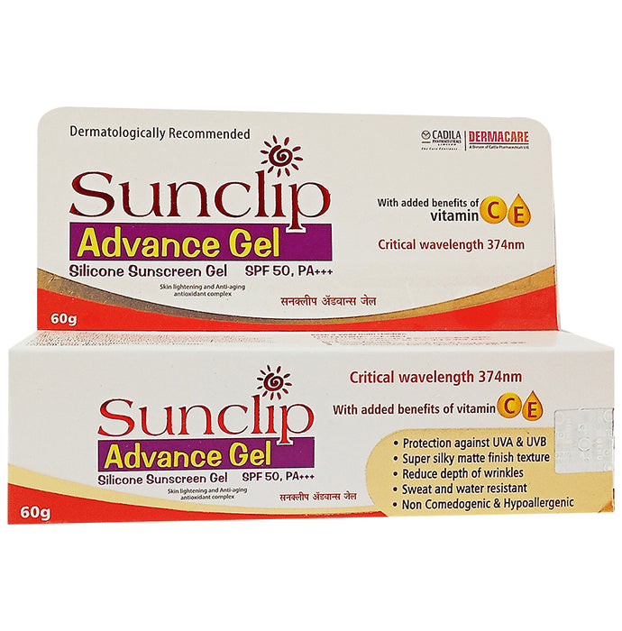 Sunclip Advance Silicone Sunscreen Gel SPF 50 PA+++ - Classic Derma