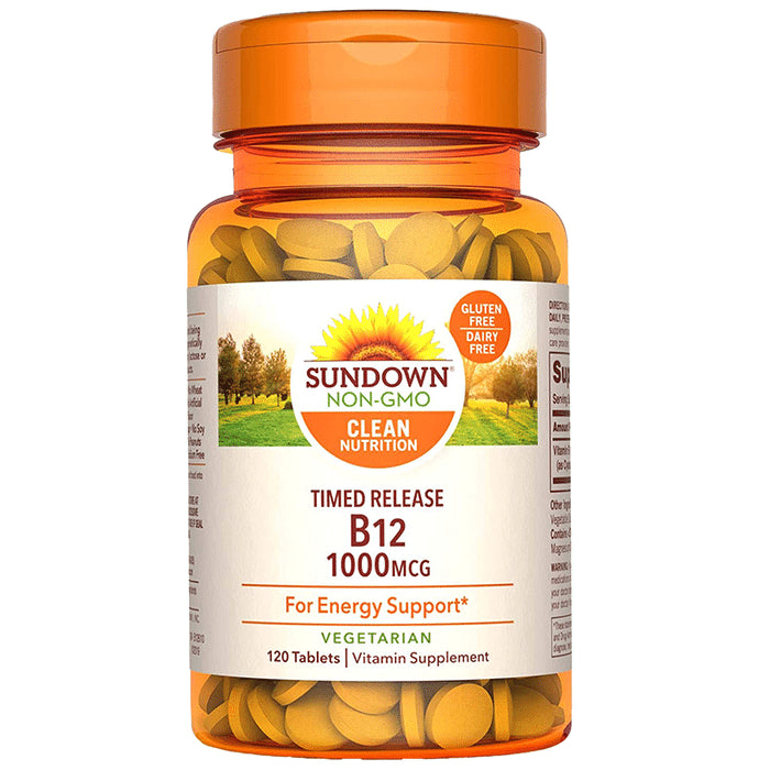 Sundown Timed Release B12 1000mcg Tablet - Classic Derma