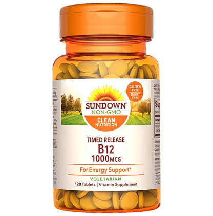 Sundown Timed Release B12 1000mcg Tablet - Classic Derma