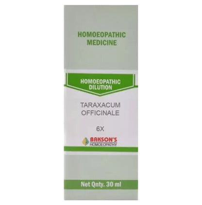Bakson's Homeopathy Taraxacum Officinale Dilution 6X - Classic Derma