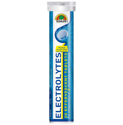 Sunlife Electrolytes Effervescent Tablet Lemon-Lime - Classic Derma
