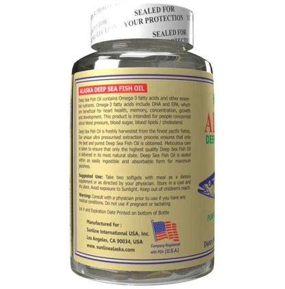 Sunline Alaska Deep Sea Fish Oil with Omega 3 Softgel (100 Each)