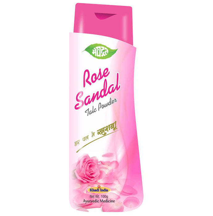 Meghdoot Rose Sandal Talc Powder - Classic Derma