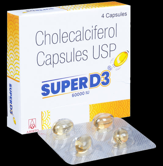 Super D3 60000IU Capsule - Classic Derma