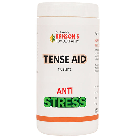 Bakson's Homeopathy Tense Aid Tablet - Classic Derma