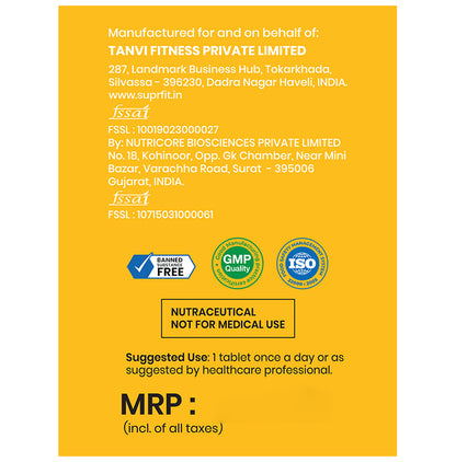 Superfit Multivitamin Active Effervescent Tablet Raw Mango