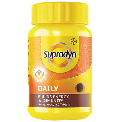 Supradyn Daily Multivitamin for Men and Women | Daily Immunity and 2X Energy | Tablet - Classic Derma