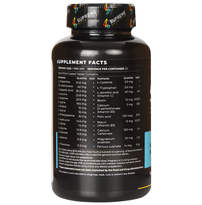 Supremo Nutrition Ultimate Hair, Skin & Nails Tablet