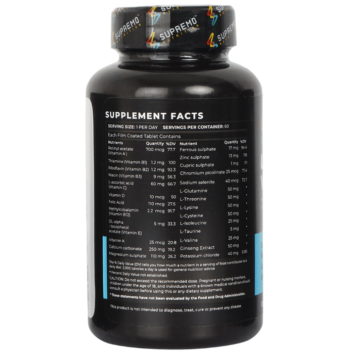 Supremo Nutrition Ultimate VitaMen Tablet