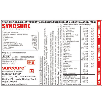 Surecure Syncsure Softgel Capsule