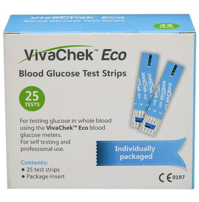 VivaChek Eco Glucometer Test Strip - Classic Derma
