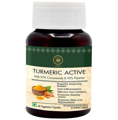 Surya Herbal Turmeric Active with 95% Curcuminoids & 95% Piperine Vegetarian Capsule