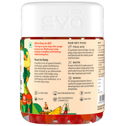 Sva Thrive Multivitamin Gummies Cherry Orange