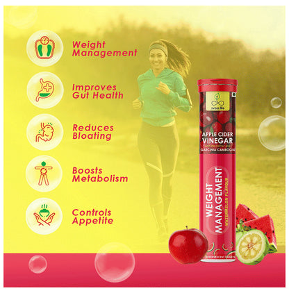 Svaa.Life Apple Cider Vinegar with Garcinia Cambogia Effervescent Tablet (21 Each) Watermelon