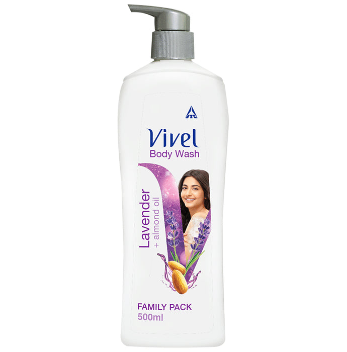 Vivel Lavender + Almond Oil Family Pack Body Wash - Classic Derma