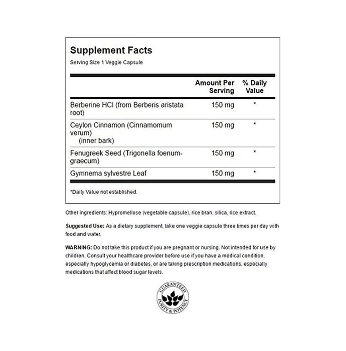 Swanson Berberine Complex Veggie Capsule