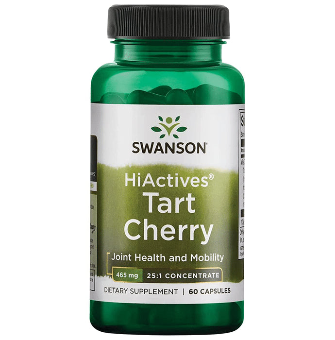 Swanson Hi Actives Tart Cherry 465mg Capsule - Classic Derma