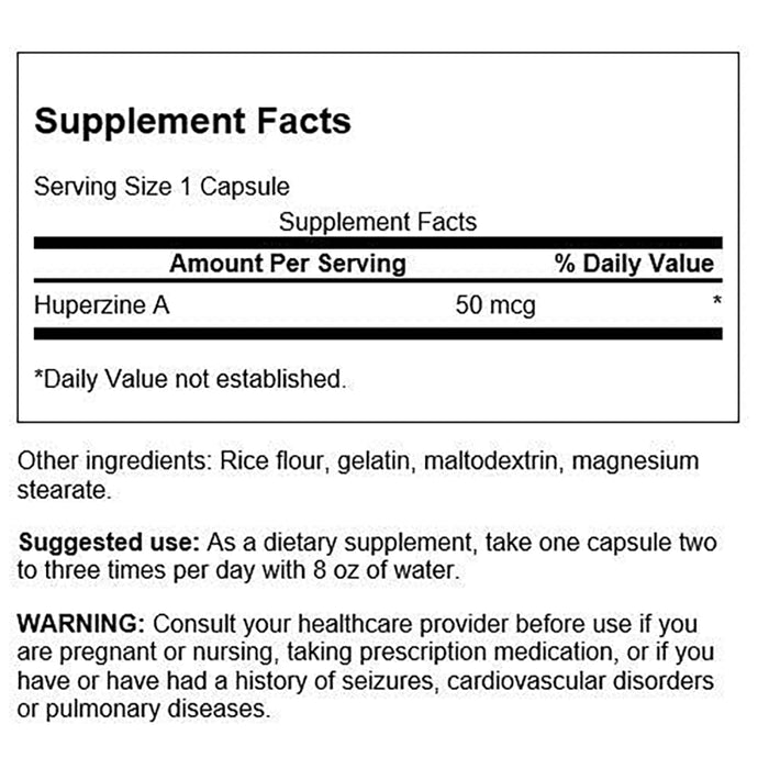 Swanson Huperzine A Capsule