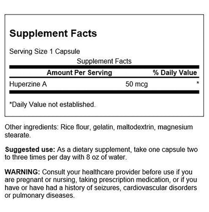 Swanson Huperzine A Capsule