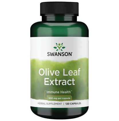 Swanson Olive Leaf Extract 500 mg Capsule - Classic Derma