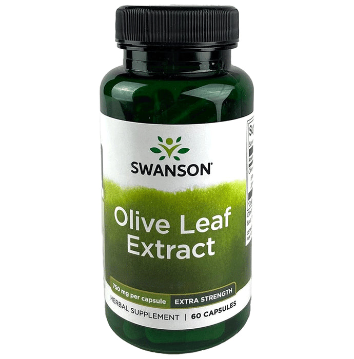 Swanson Olive Leaf Extract 750mg Capsule - Classic Derma