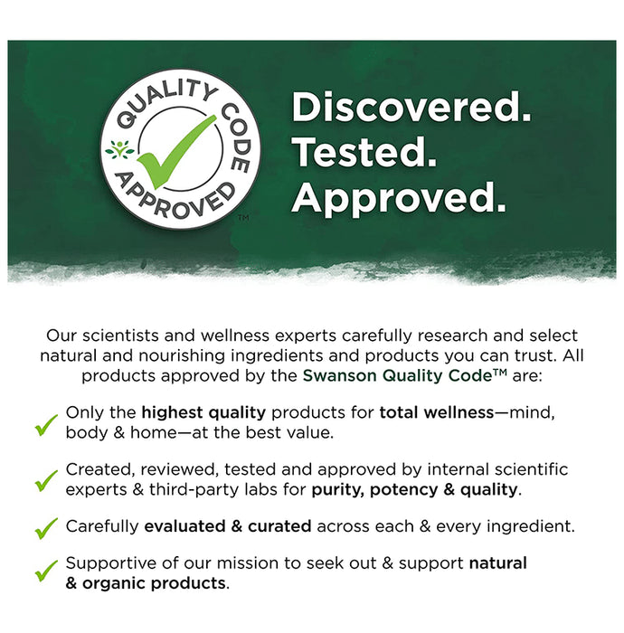 Swanson TMG Trimethylglycine 500mg Capsule