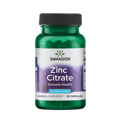 Swanson Zinc Citrate Capsule - Classic Derma