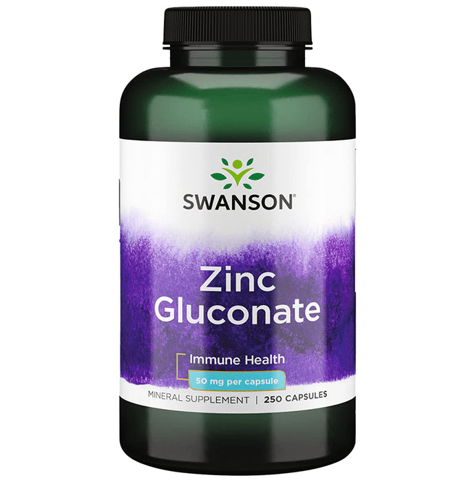 Swanson Zinc Gluconate Capsule - Classic Derma